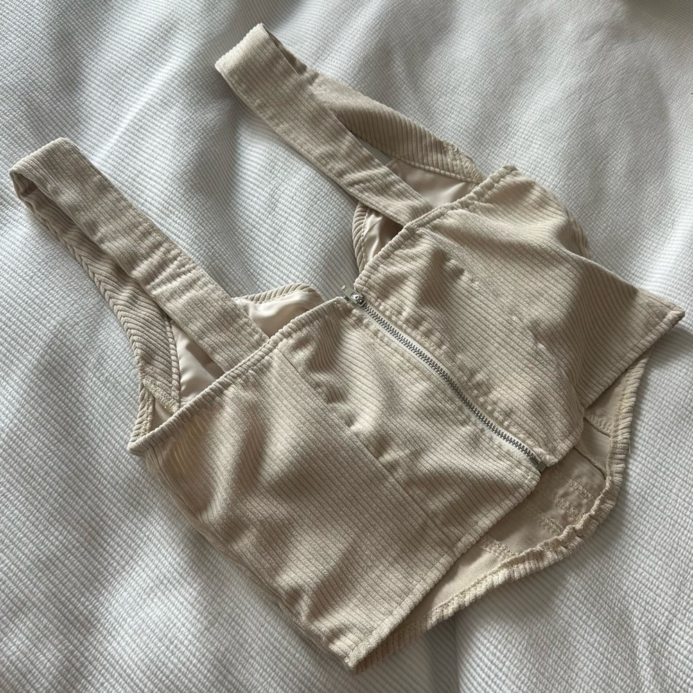 Beige Corset Top - Picture 7 of 7